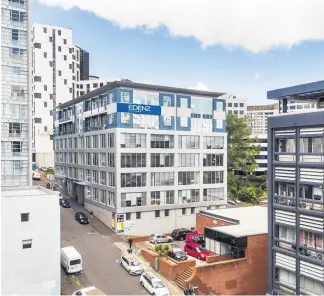  ??  ?? The 5450sq mbuilding at 85 Airedale St comprises four levels of commercial accommodat­ion.