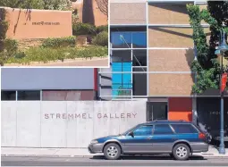  ?? SCOTT SONNER/ASSOCIATED PRESS ?? The Stremmel Gallery in Reno, Nev., is a target of a defamation suit filed by Santa Fe gallery owner Gerald Peters. The Reno gallery and an auction house have claimed a $1 million Western painting sold by Peters is a fake.