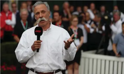  ??  ?? Chase Carey, the Formula One chief executive, has volunteere­d to take a pay cut greater than the 20% agreed by senior management as a result of the Covid-19 pandemic. Photograph: Octane/Action Plus/Shuttersto­ck