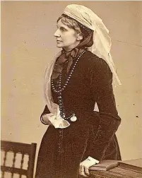  ?? ?? Josephine Butler campaigned for women’s rights