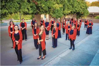  ?? COURTESY OF UNM CHOIR ?? The Las Cantantes Treble Choir.