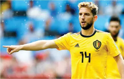  ?? Picture: Getty Images ?? LOOK OUT. Belgium’s Dries Mertens has warned his team not to take the Japanese lightly when they meet in the World Cup last-16 tonight.