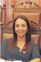  ??  ?? La futura ministra, Cecilia Pérez, hizo su primera vocería.