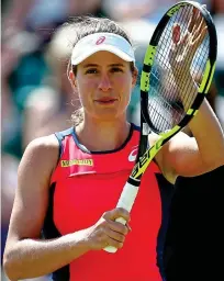  ?? GETTY IMAGES ?? Happy clappy: Konta wins yesterday