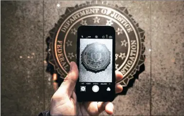  ?? AP ?? The FBI could have gained access to the iphone using off-the-shelf electronic­s equipment, for less than $100.