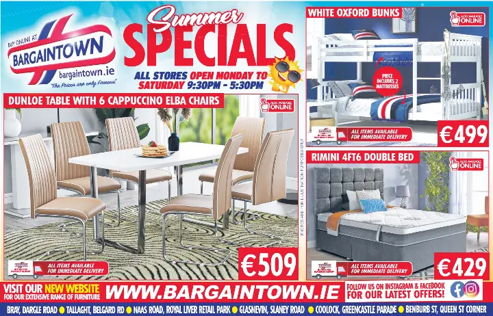 Bargaintown table and chairs deals