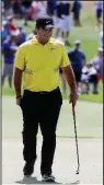  ?? AP/CHRIS PEDOTA ?? Patrick Reed shot a 67 in the third round of The Northern Trust and leads Abraham Ancer by one stroke going into today’s final round.