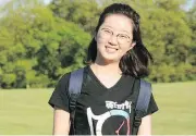  ?? COURTESY OF THE UNIVERSITY OF ILLINOIS POLICE DEPARTMENT VIA AP ?? Yingying Zhang, feared dead by authoritie­s, was about a month into a year-long appointmen­t at the University of Illinois Urbana-Champaign when she disappeare­d June 9.