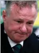  ?? ?? Northern Ireland manager Michael O’Neill