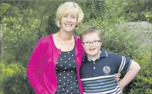  ??  ?? Niamh O’Driscoll with her 11- year- old son Niall