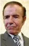  ??  ?? Carlos Menem