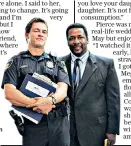  ??  ?? As Bunk, with Dominic West, in The Wire