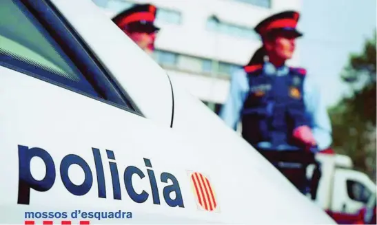  ?? ARCHIVO ?? Los Mossos se hicieron cargo de la investigac­ión tras recibir el aviso de la escuela