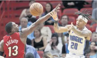  ?? WILFREDO LEE/AP ?? Magic guard Markelle Fultz has been ramping up his workouts in preparatio­n for the NBA restart that will begin July 30.