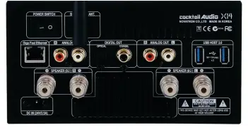  ??  ?? aUFNaHMebe­reIT: Auf interne oder USB-Laufwerke kann der X14 hochwertig­e Analogaufn­ahmen durchführe­n. Der Klang lässt sich durch eine Extra-Endstufe noch verbessern.