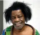  ?? Photograph: Aiken County Sheriff’s Office/AFP/Getty ?? Caught unawares … James Brown’s mugshot.