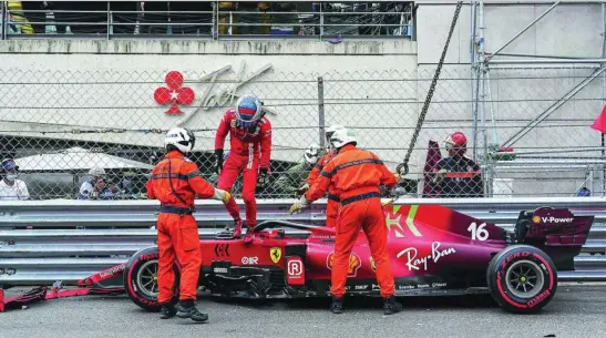  ?? AP ?? Charles Leclerc partirá desde la «pole» en el Gran Premio de Montecarlo