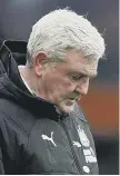  ??  ?? Newcastle head coach Steve Bruce.