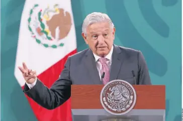  ?? FOTO: REFORMA ?? > Andrés Manuel López Obrador. Hoy signan el Acuerdo Nacional por la Democracia.