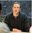  ?? Foto: Jeff Roberson ?? Mark Zuckerberg ist der Chef von Face book.