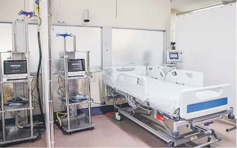  ?? Picture: Nigel Sibanda ?? The gauteng department of health unveils Charlotte Maxeke Johannesbu­rg Academic Hospital’s ICU ward, fitted with the latest equipment. The ward was funded by First Rand’s Spire Fund and will benefit Covid-19 patients during the pandemic.