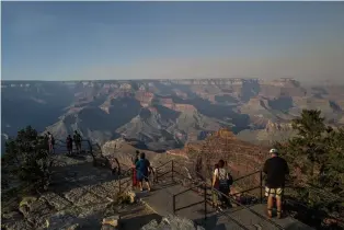  ?? Adriana Zehbrauska­s, © The New York Times Co. ?? Because of rising coronaviru­s infection rates in Arizona, calls to close Grand Canyon and other national parks are increasing.