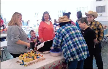  ??  ?? Home school students who utilize services at Camp Antiochcel­ebrated Halloween in costumes and with sweets created by the children with adult supervisio­n to celebrate the fall holiday in past weeks.