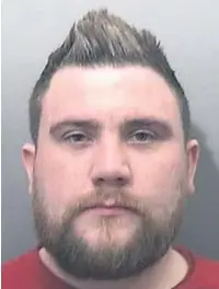  ??  ?? Adam Griffiths from Penlan, Swansea, was jailed for two-and-a-half years for fraud after a judge branded him a “Walter Mitty” character.