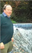  ??  ?? Dan Twomey at his hydro station in Banteer, which he built to power his own home in 1985.