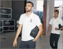  ??  ?? EN EL AIRE. Borja Mayoral está listo para salir cedido hoy.