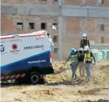  ?? JOSÉ SALAS. ?? Cuerpos de emergencia se desplazaro­n hasta el sitio. /