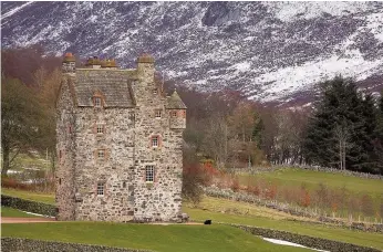  ??  ?? Historic site Forter Castle on the route of the Cateran Trail