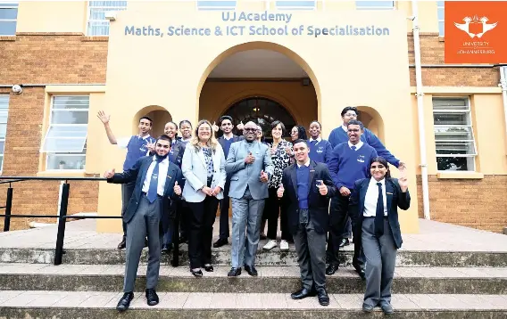  ?? Photo: UJ ?? UJ Academy, the University of Johannesbu­rg’s affiliated secondary school, has once again delivered a perfect 100% pass rate in the 2025 matric exams