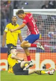  ?? ?? Ventaja. El Atlético de Madrid llegará a Alemania con la delantera en el acumulado.