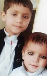  ??  ?? Reunited: Abdul Wakil’s younger sons Mustafa and Muzzammel