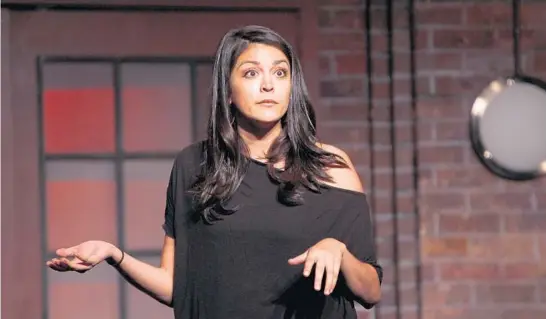  ?? CAROLYN VAN HOUTEN/CHICAGO TRIBUNE ?? Cecily Strong at Chicago’s UP Comedy Club as a part of TBS’ Just For Laughs Festival in 2013.
