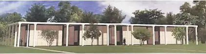 ?? FRITZ MINER/COURTESY ?? An artist rendering of the new mausoleum project in Boca Raton. Prices for crypts will range from $4,000 to $20,000.