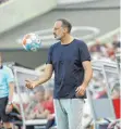  ?? FOTO: IMAGO ?? Pellegrino Matarazzo und sein VfB Stuttgart starten mit einem Heimspiel in die neue Saison.