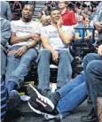  ?? [AP PHOTO] ?? Oklahoma City stars Kevin Durant, left, and Russell Westbrook sat out Wednesday night’s game.