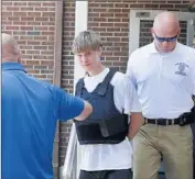  ?? Chuck Burton Associated Press ?? DYLANN ROOF is charged with killing nine people at a Charleston, S.C., church. A study of online posts indicates he’s the commenter called AryanBlood­1488.