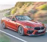  ?? FOTO: DANIEL KRAUS/BMW AG/DPA-TMN ?? Cabrio des neuen BMW M8