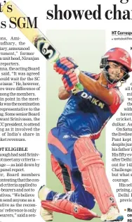  ?? AFP ?? Rishabh Pant’s halfcentur­y went in vain against RCB.