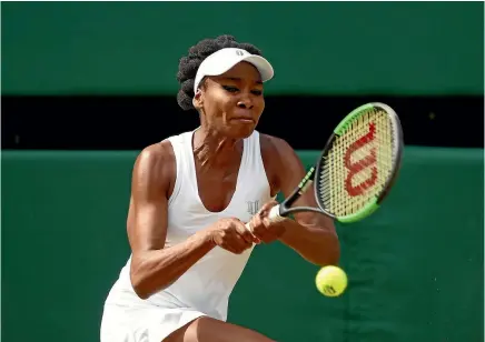  ?? PHOTO: GETTY IMAGES ?? At 37, American veteran Venus Williams is the oldest Wimbledon finalist since Martina Navratilov­a in 1994.