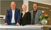  ?? Foto: leh ?? Die Küchenprof­is von Herter (v.l.): Ferdinand Haug, Monika Genath und Geschäftsf­ührer Jürgen Conzelmann.