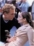  ?? Columbia Pictures 2001 ?? Matthew McConaughe­y and Jennifer Lopez in “The Wedding Planner,” set in S.F.