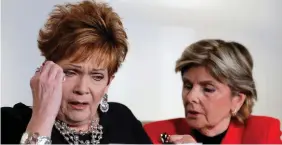  ?? AP; Reuters ?? Doug Jones, left, is the Democratic senatorial candidate running against Roy Moore. Beverly Nelson, left, with attorney Gloria Allred alleged sexual misconduct against Mr Moore