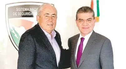  ?? ESPECIAL ?? Miguel Ángel Riquelme Solís planteó dos proyectos al Secretario Ejecutivo.