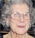  ??  ?? Baroness Trumpingto­n was just 17