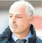  ??  ?? Ray McKinnon is playing down Falkirk’s play-off experience.