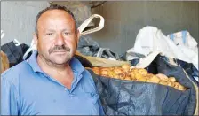  ??  ?? Cyprus Turkish Potato Producers’ Union head Engin Halkseven